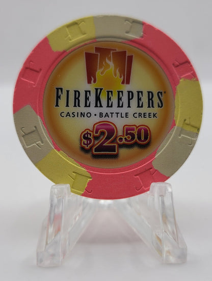 Firekeepers Casino Battle Creek Michigan 2009 $2.50 Chip