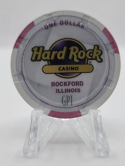 Hard Rock Casino Rockford Illinois 2023 $1 Chip