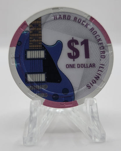 Hard Rock Casino Rockford Illinois 2023 $1 Chip