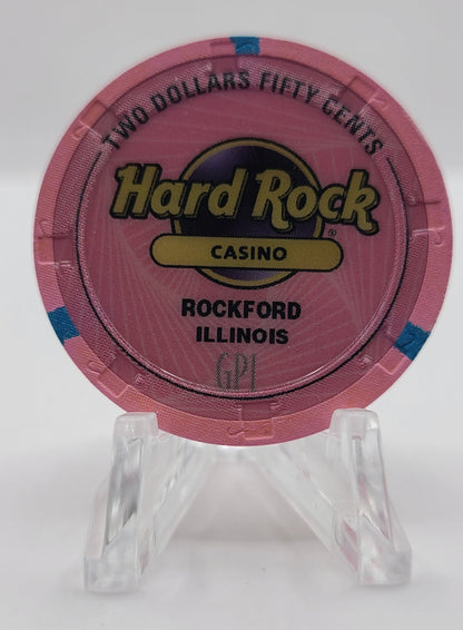 Hard Rock Casino Rockford Illinois 2023 $2.50 Chip