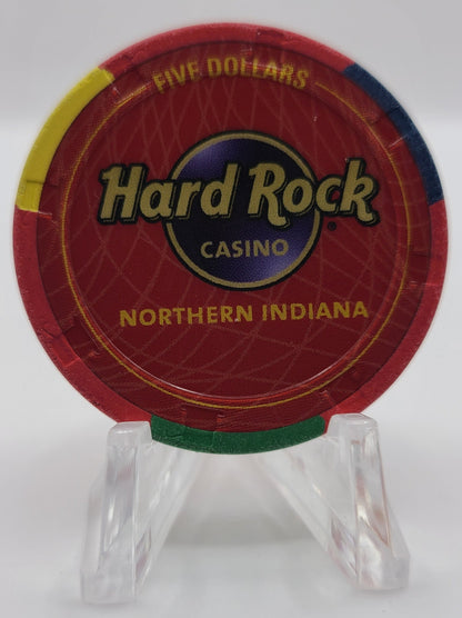 Hard Rock Northern Indiana Casino Gary Indiana 2021 $5 Chip