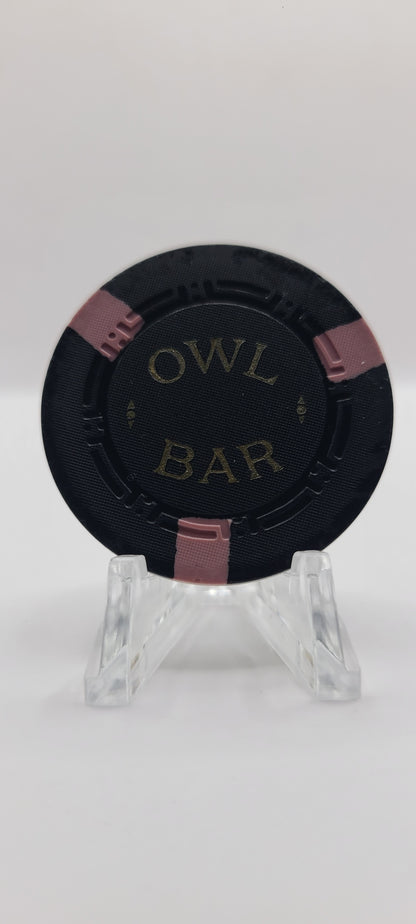 Owl Bar Yerington Nevada 1956 $5 Chip N3292