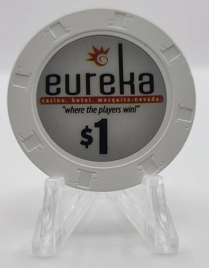 Eureka Casino Mesquite Nevada 2008 $1 Chip E8508