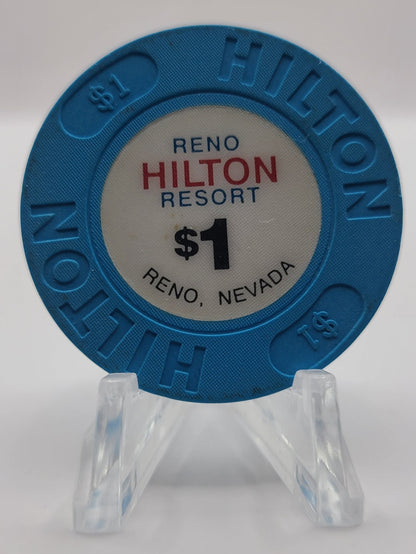 Hilton Resort Reno Nevada 1992 $1 Chip N6787