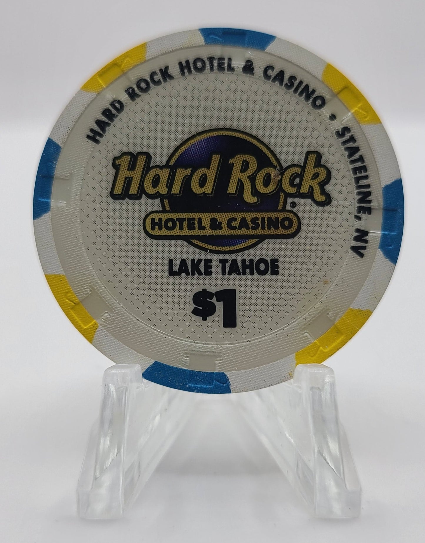 Hard Rock Hotel Casino Lake Tahoe Nevada 2015 $1 Chip D1749