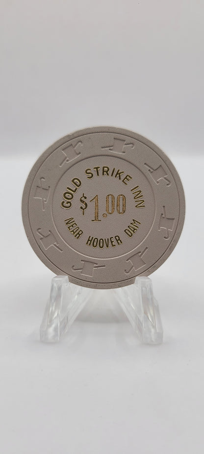 Gold Strike Inn Boulder City Nevada 1963 $1 Chip N2919