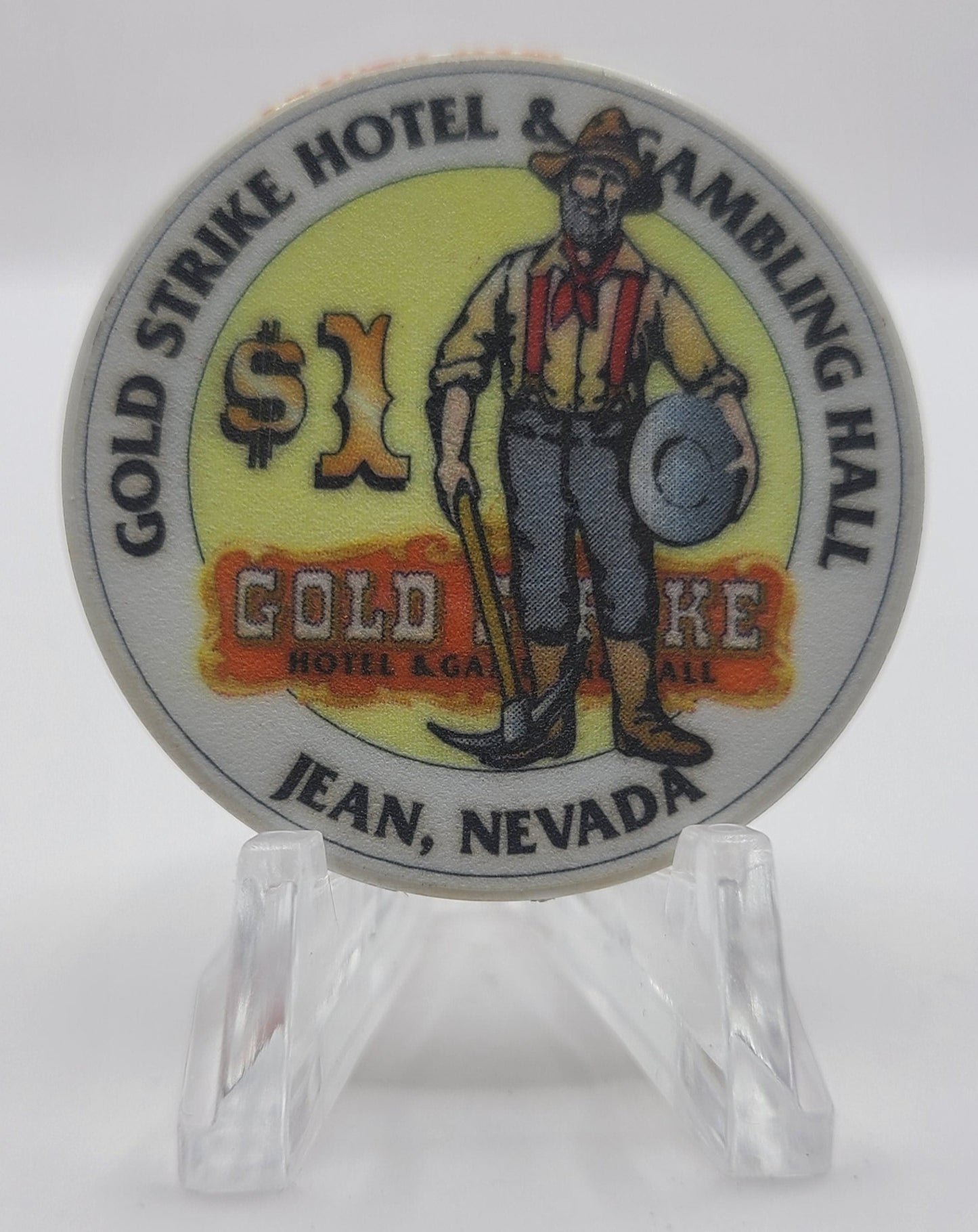 Gold Strike Hotel & Gambling Hall Jean Nevada 1999 $1 Chip V4314