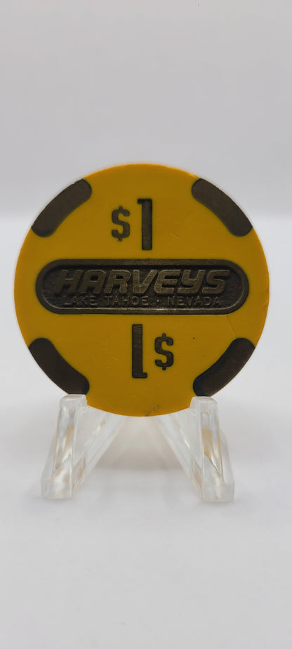 Harvey's "Wagon Wheel" Lake Tahoe Nevada 1986 $1 Chip N5160