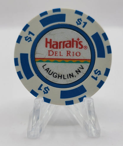 Harrah's Del Rio Casino Laughlin Nevada 1988 $1 Chip N0530.1