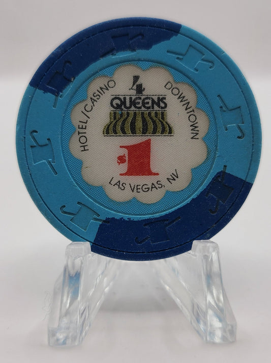 Four Queens Casino Las Vegas Nevada 1989 $1 Chip N1175