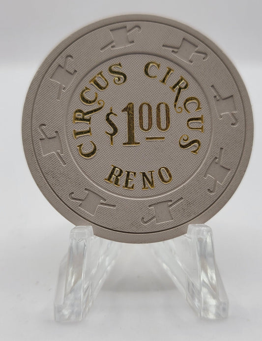 Circus Circus Casino Reno Nevada 1978 $1 Chip