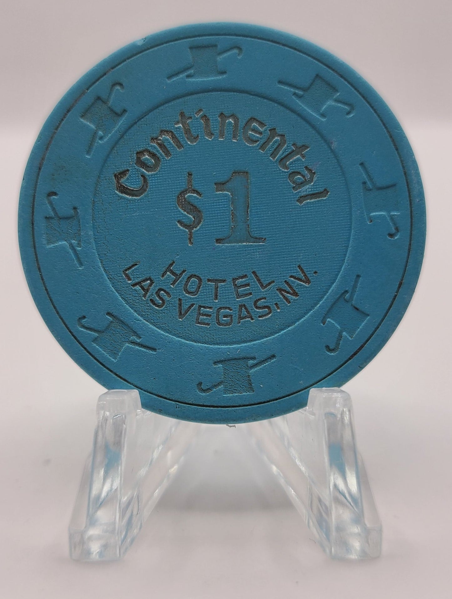 Continental Hotel Casino Las Vegas Nevada 1981 $1 Chip N2831