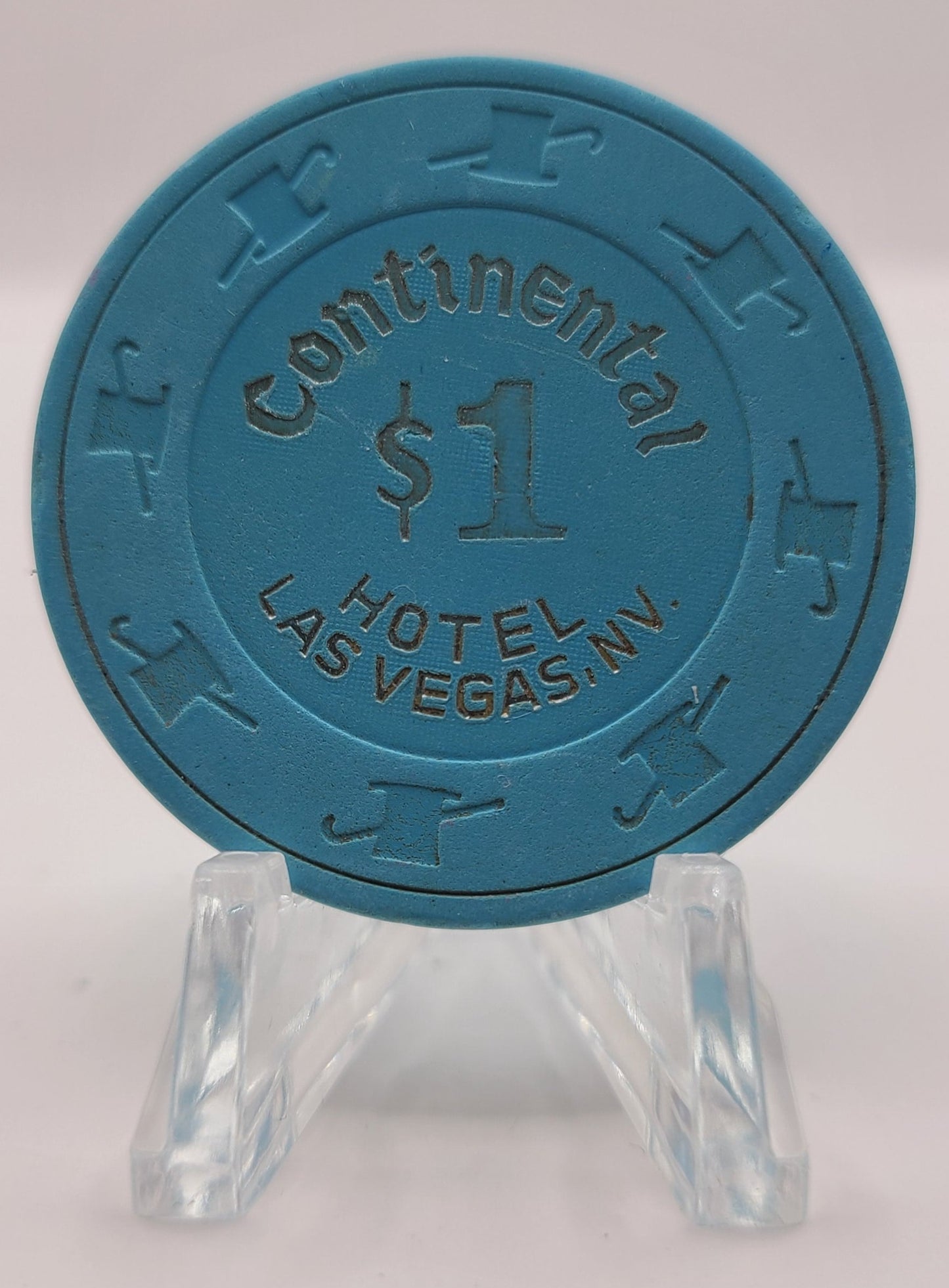 Continental Hotel Casino Las Vegas Nevada 1981 $1 Chip N2831