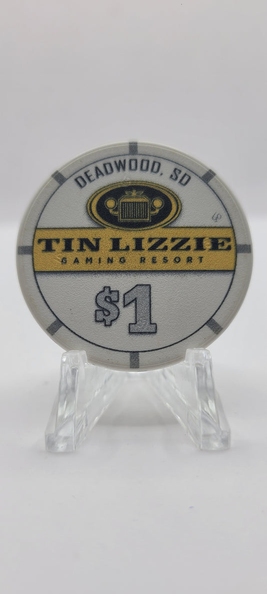 Tin Lizzie Deadwood South Dakota $1 Chip