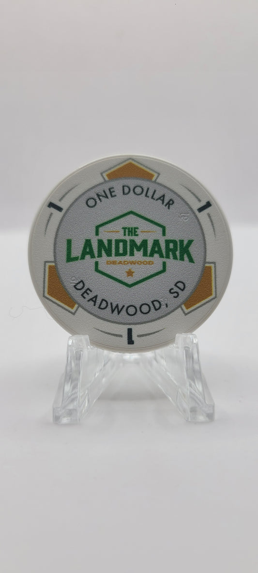 The Landmark Casino Deadwood South Dakota 2023 $1 Chip