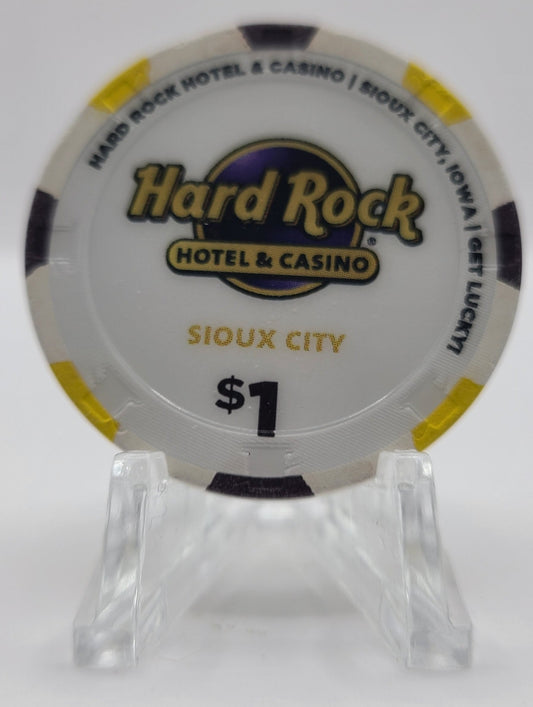 Hard Rock Hotel & Casino Sioux City IA 2014 $1 Chip