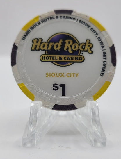 Hard Rock Hotel & Casino Sioux City IA 2014 $1 Chip