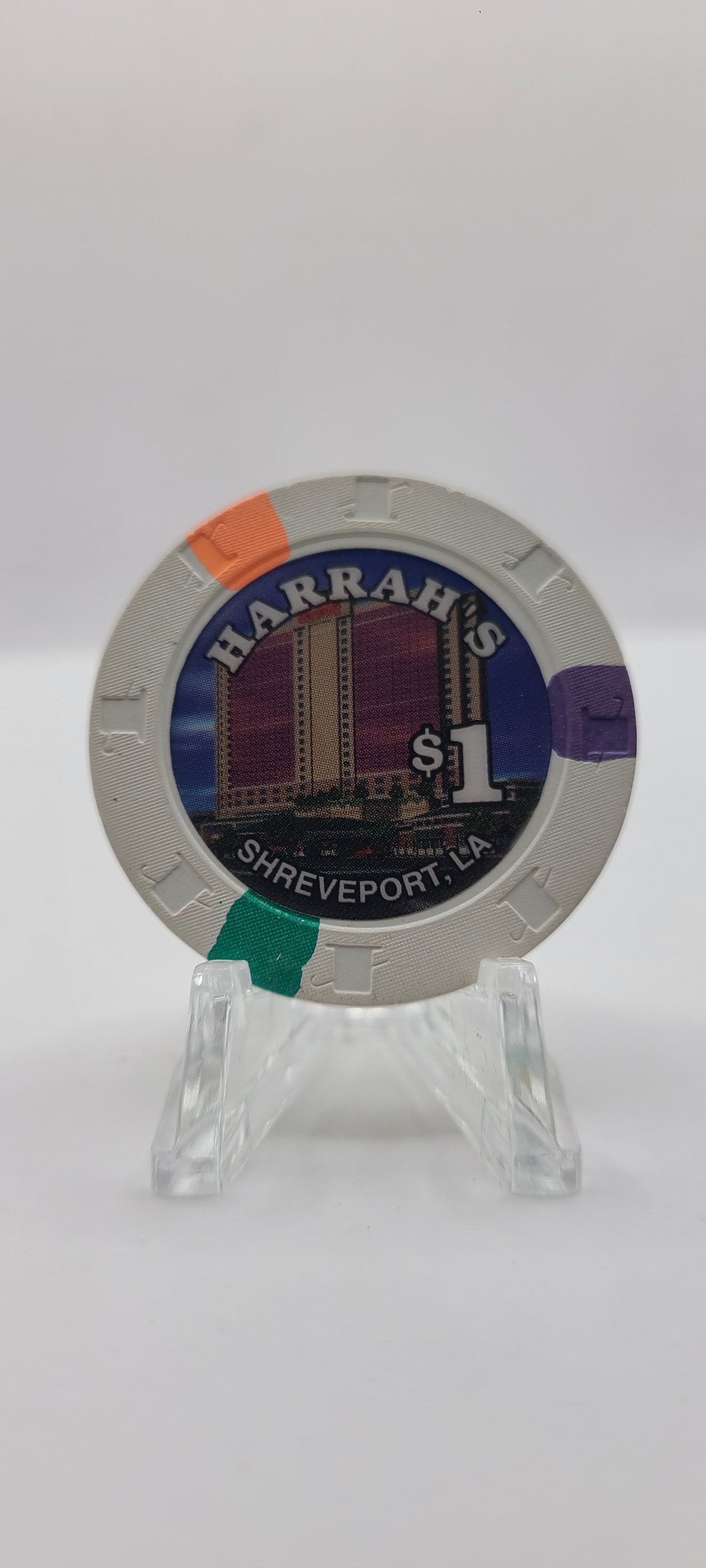 Harrah's Hotel Casino Shreveport Louisiana 2001 "Aromas" $1 Chip