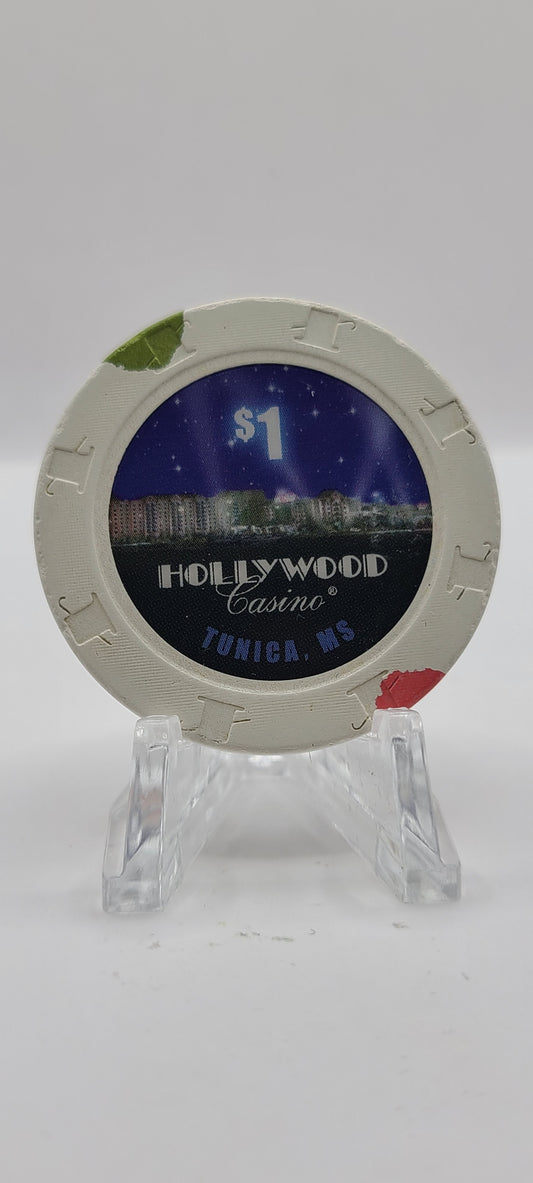 Hollywood "Riverboat" Casino Tunica Mississippi 2008 $1 Chip