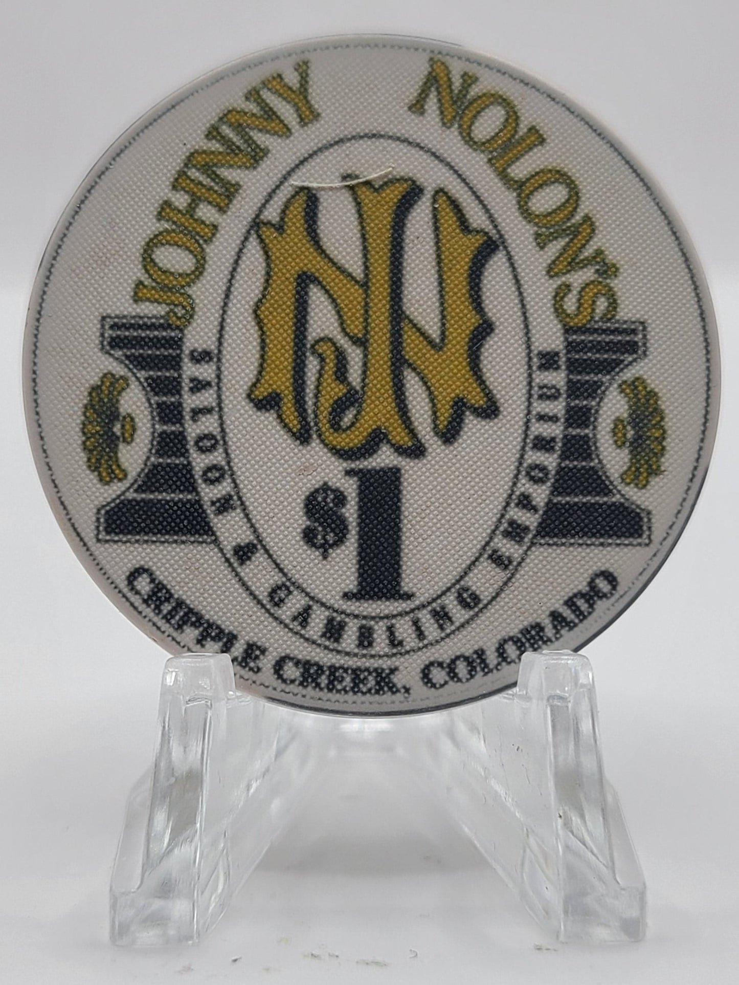 Johnny Nolon's Casino Cripple Creek Colorado 1991  $1 Chip