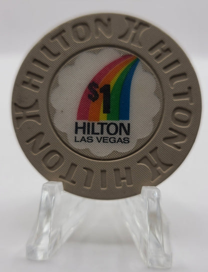 Hilton Hotel Casino Las Vegas Nevada 1981 $1 Chip