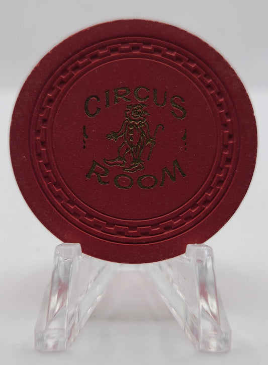 Circus Room Casino Lake Tahoe Nevada 1952 $5 Chip N3194