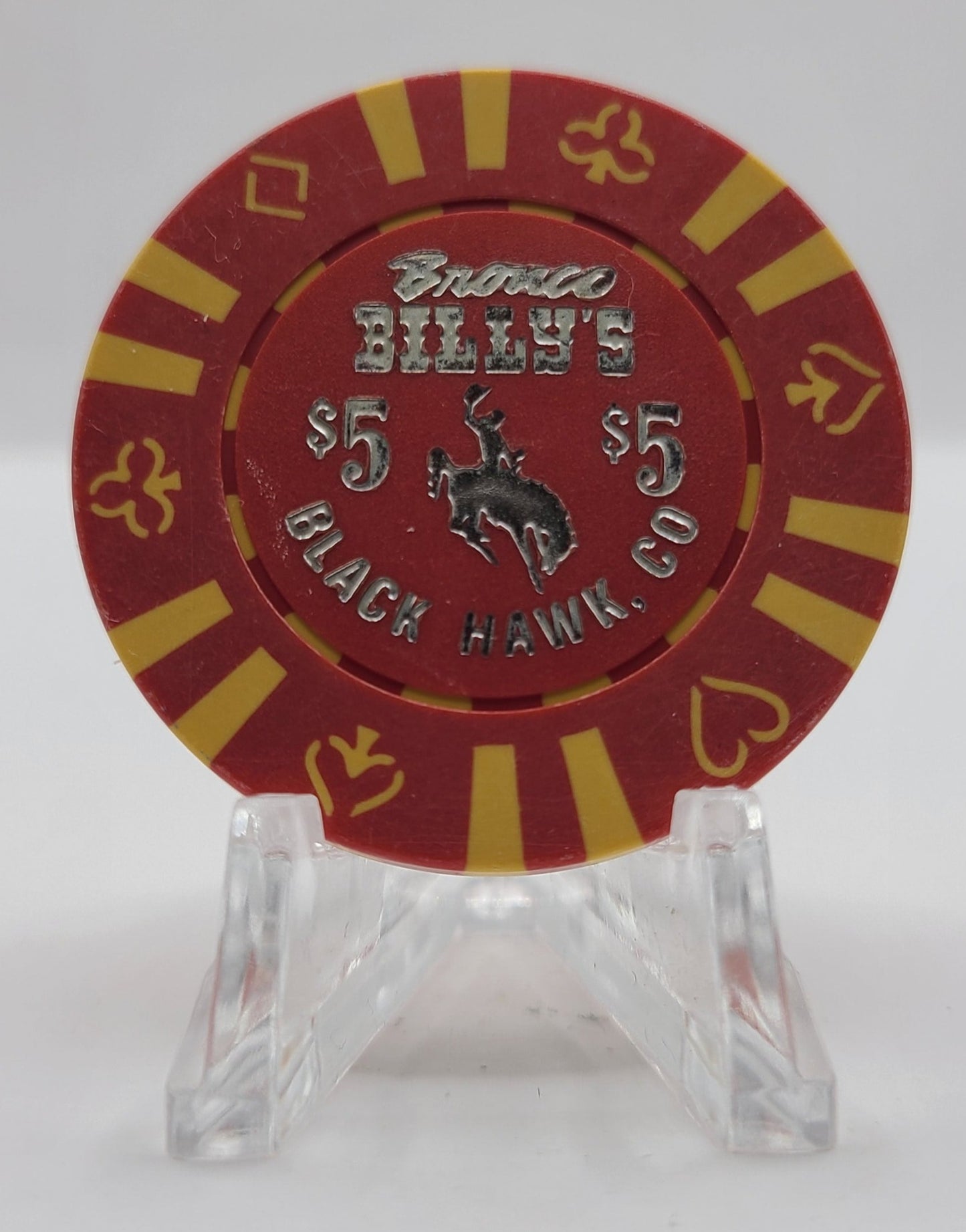 Bronco Billy's Casino Black Hawk Colorado $5 Chip