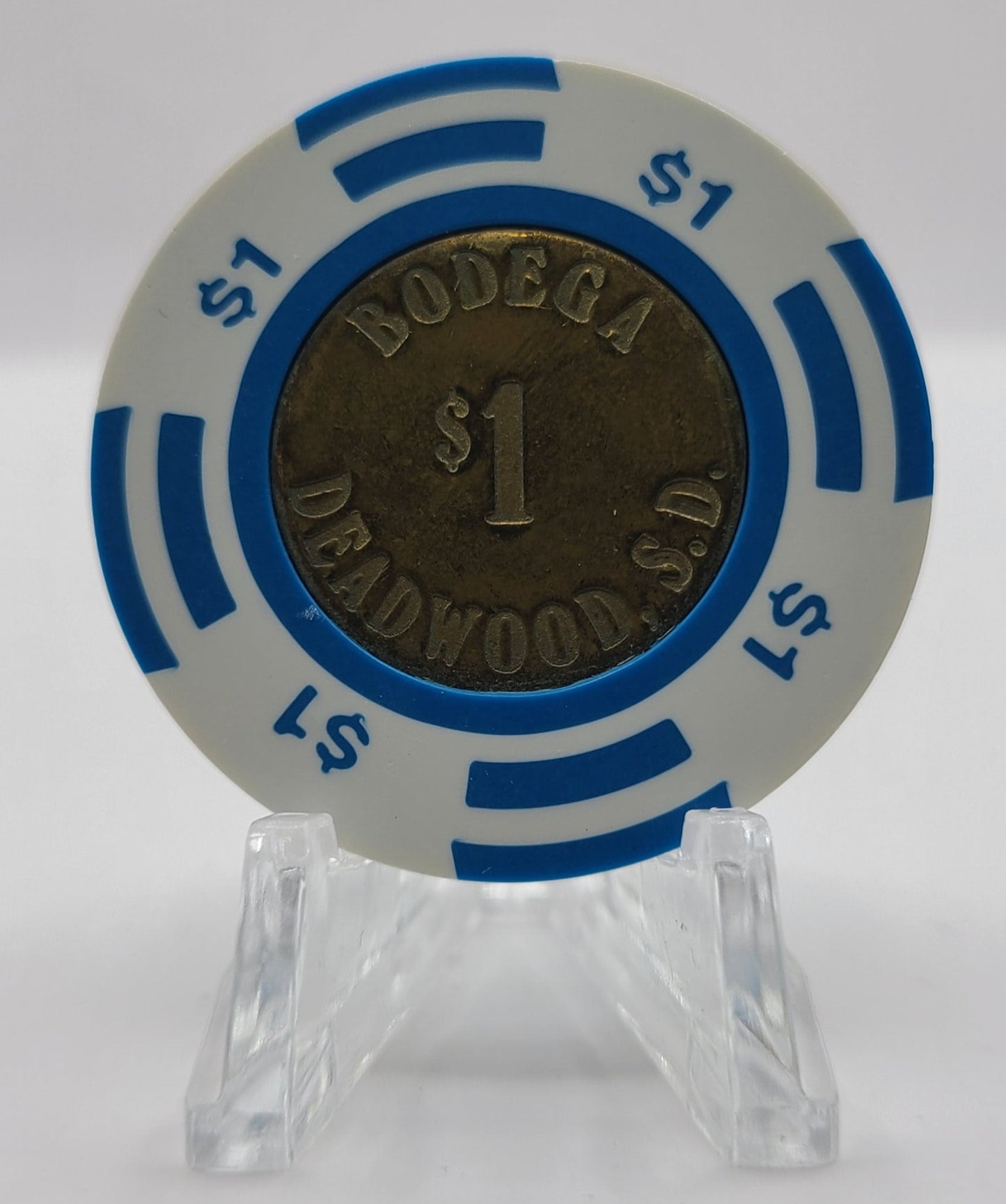 Bodega "Buffalo" Deadwood South Dakota 1989 $1 Chip