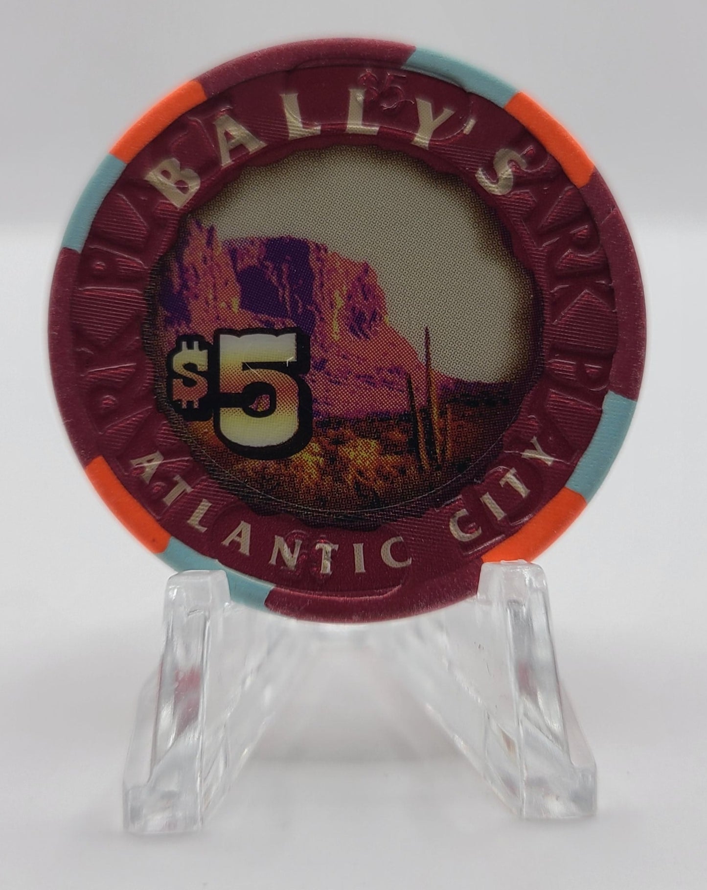 Bally’s "Park Place" Atlantic City New Jersey $5 Chip