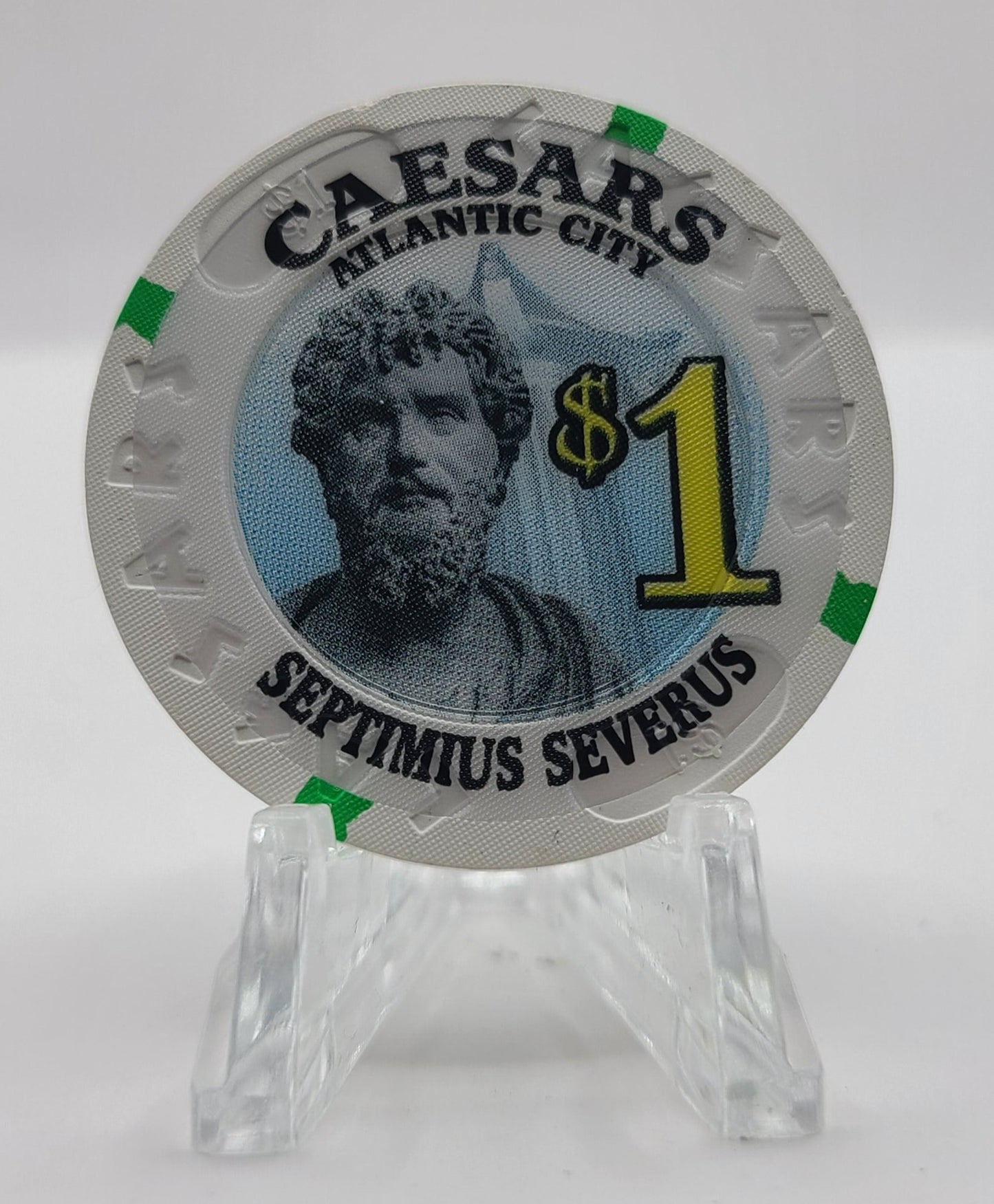 Caesars Hotel Casino Atlantic City New Jersey $1 Chip