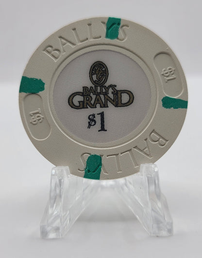 Bally’s Grand Casino Atlantic City New Jersey $1 Chip