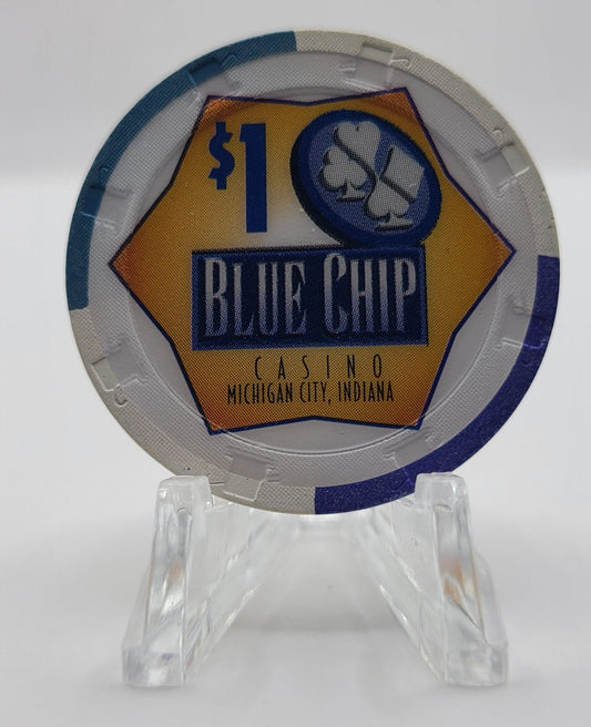 Blue Chip "Riverboat" Casino Michigan City Indiana $1 Chip