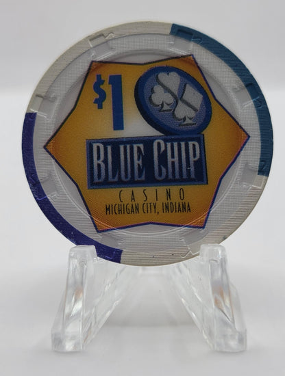 Blue Chip "Riverboat" Casino Michigan City Indiana $1 Chip