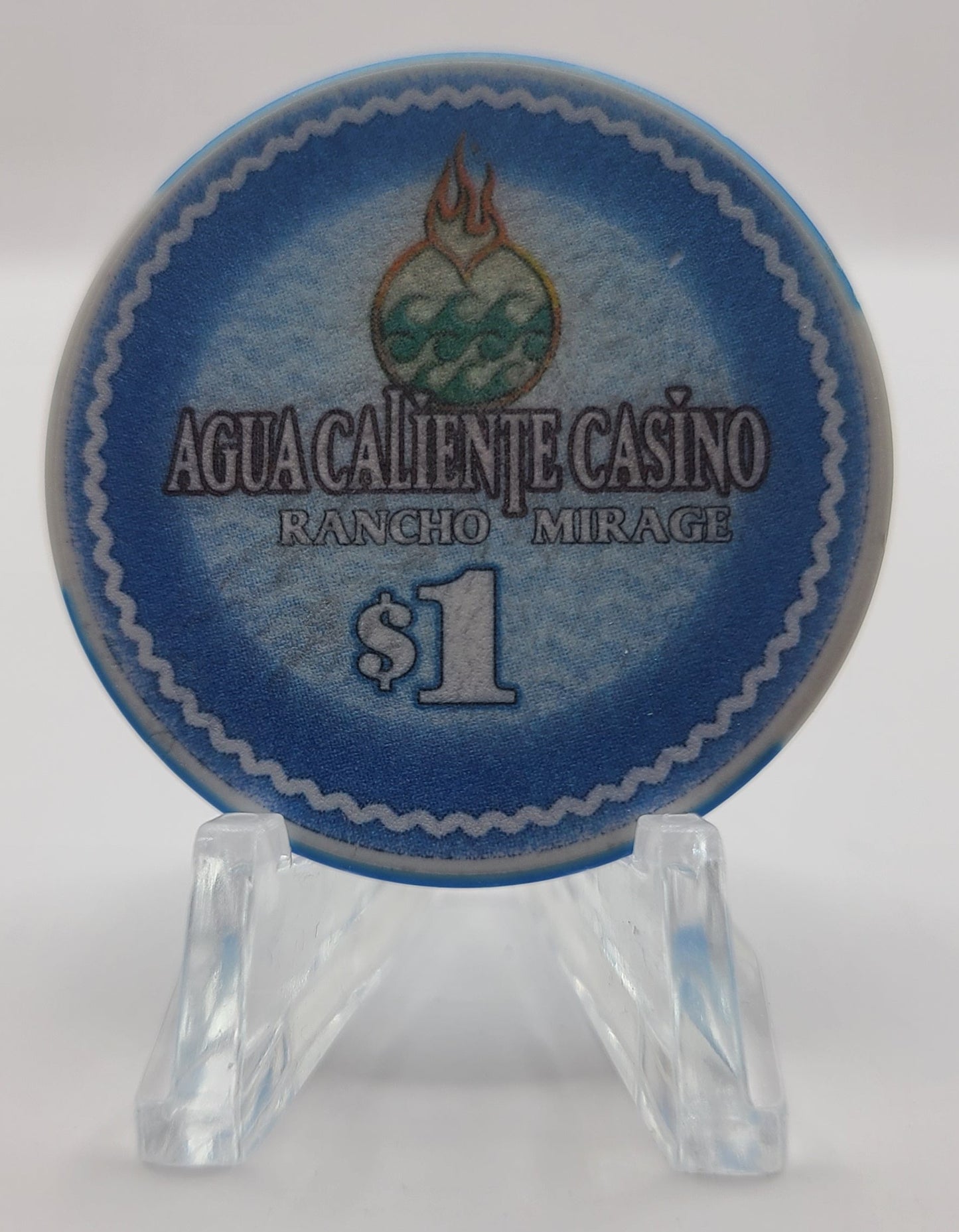 Agua Caliente Hotel Casino Rancho Mirage California $1 Chip