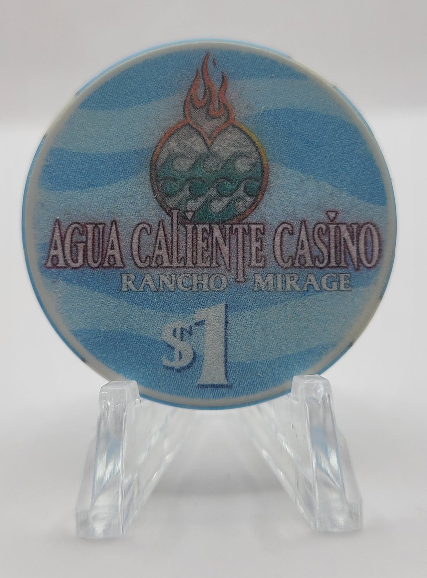 Agua Caliente Hotel Casino Rancho Mirage California $1 Chip