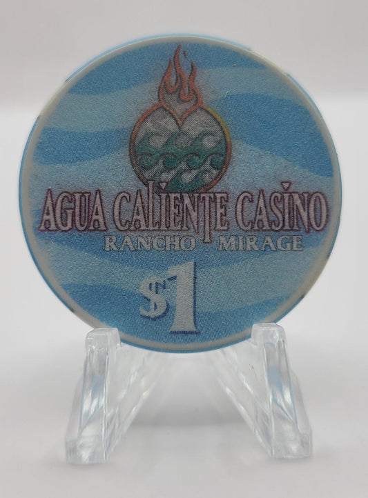 Agua Caliente Hotel Casino Rancho Mirage California $1 Chip