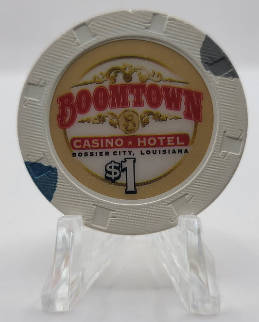 Boomtown "Riverboat" Casino Bossier City Louisiana 2002 $1 Chip