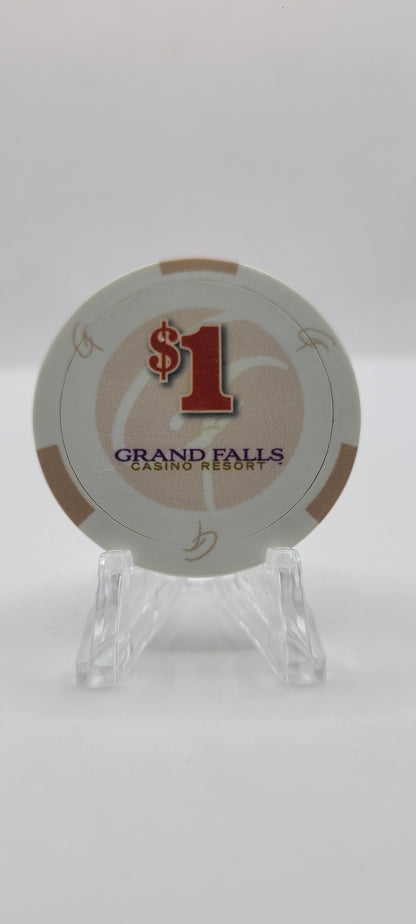 Grand Falls Casino Resort Larchwood Iowa 2021 $1 Chip