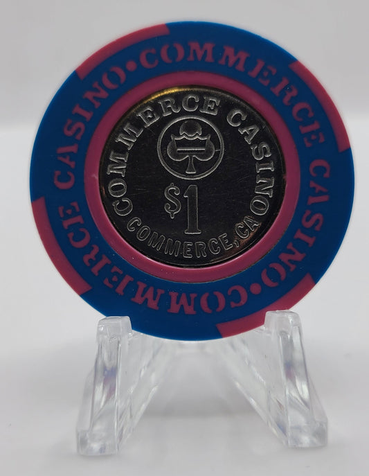 Commerce Casino Hotel Commerce California $1 Chip