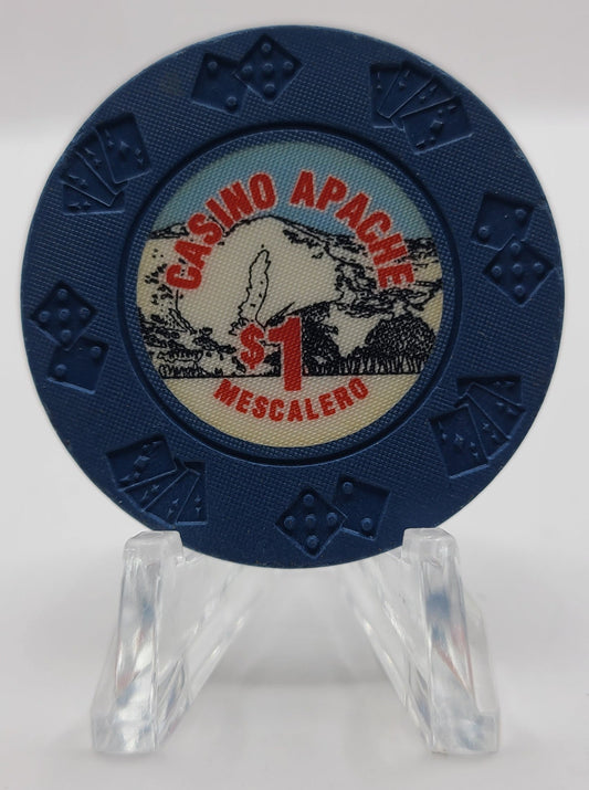 Casino Apache Mescalero New Mexico $1 Chip