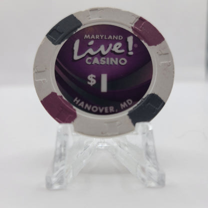 Live! Casino & Hotel Hanover Maryland 2013 $1 Chip