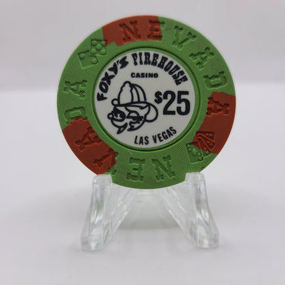 Foxy's Firehouse Casino Las Vegas Nevada 1976 $25 Chip N5984