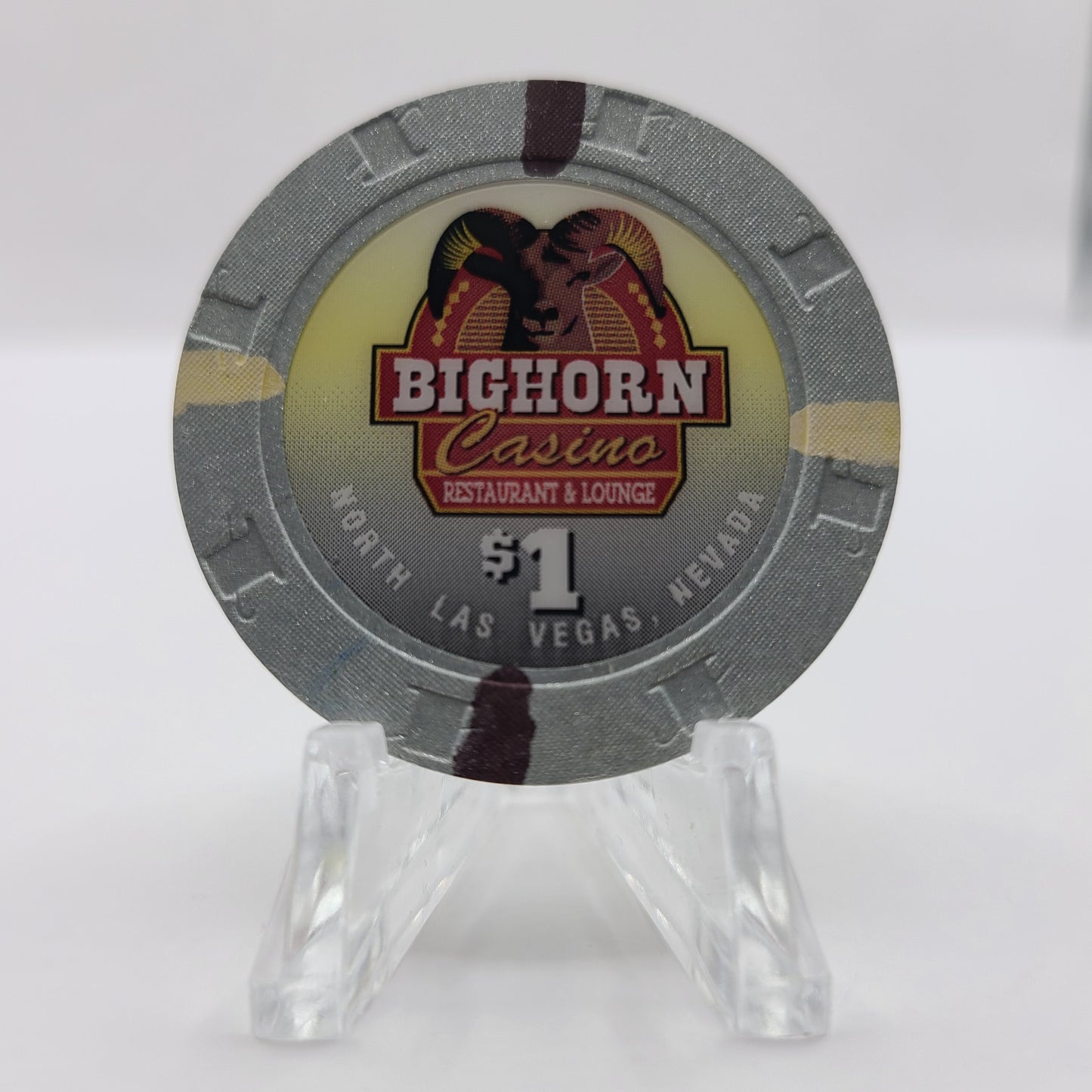 Bighorn Casino Las Vegas Nevada 2005 $1 Chip E5007