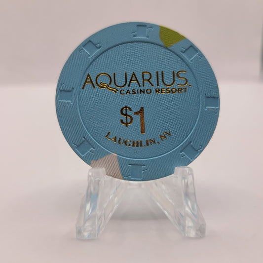 Aquarius Casino Laughlin Nevada 2022 $1 Chip