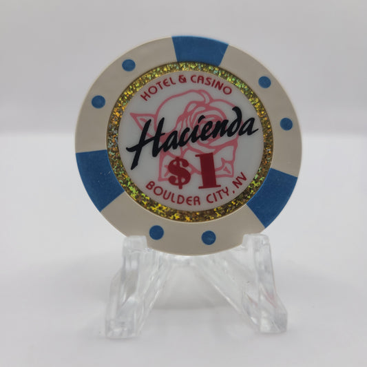 Hacienda Hotel Casino Boulder City Nevada 1999 $1 Chip V4410