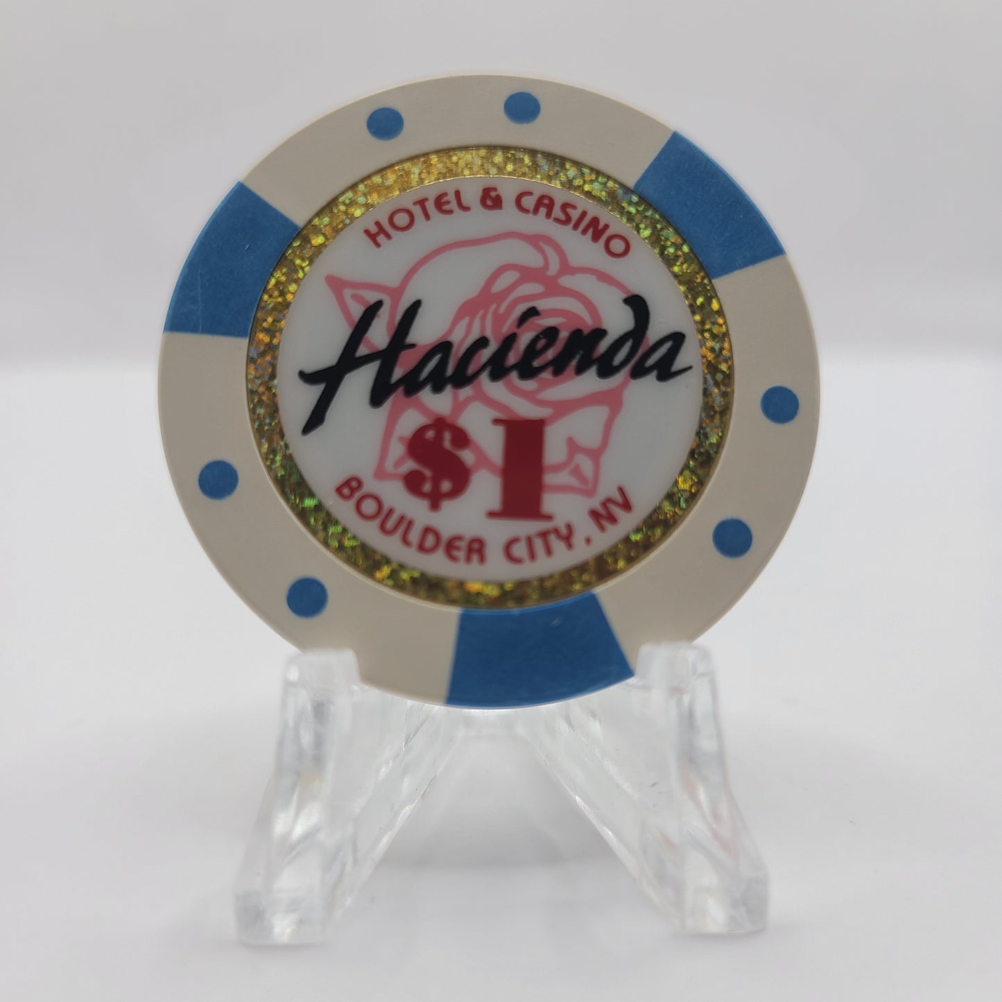 Hacienda Hotel Casino Boulder City Nevada 1999 $1 Chip V4410