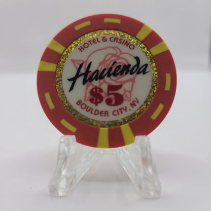 Hacienda Hotel Casino Boulder City Nevada 1999 $5 Chip V4412