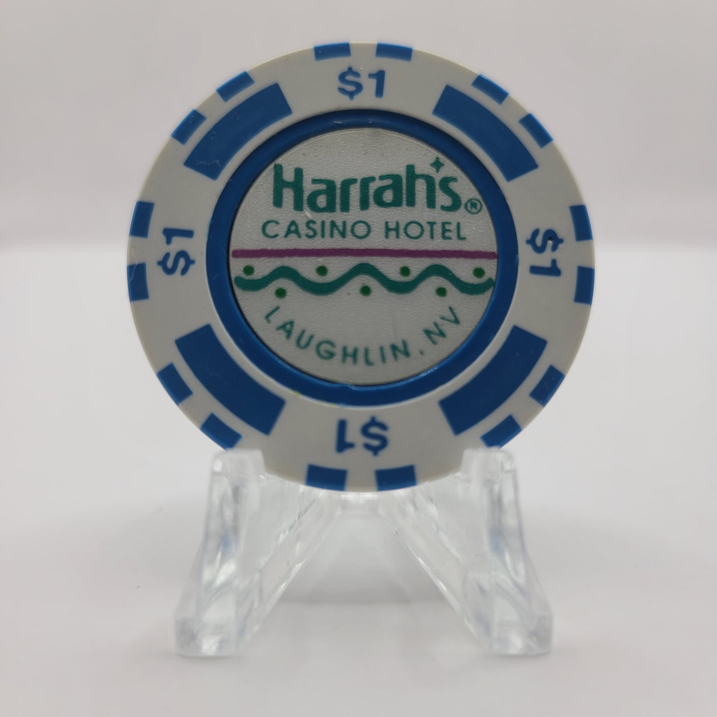 Harrah's Casino Laughlin Nevada 1992 $1  Chip