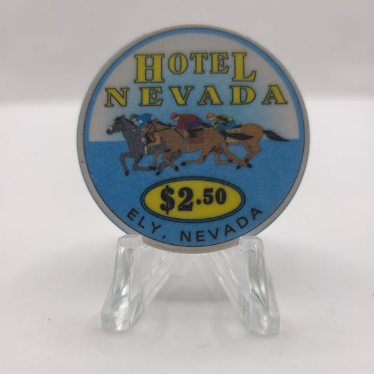 Hotel Nevada Casino Ely Nevada 1996 $2.50 Chip E3842 "LTD 2000"