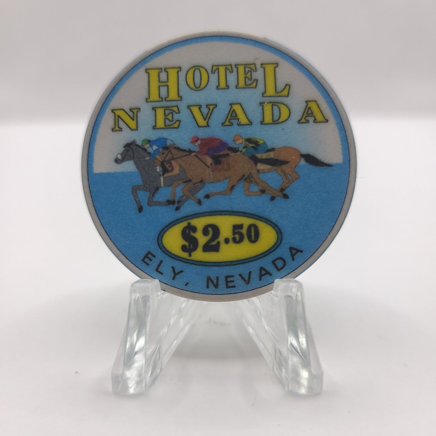 Hotel Nevada Casino Ely Nevada 1996 $2.50 Chip E3842 "LTD 2000"